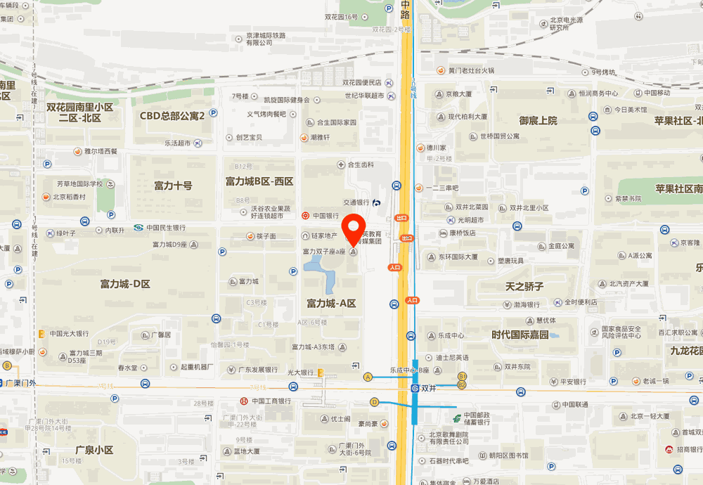 富力双子座位置地图